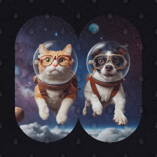 Cosmo Duo Dog Cat by Keziah Elements